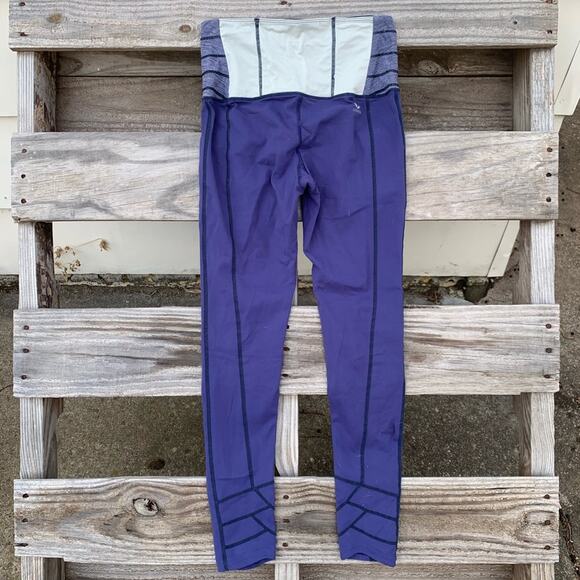 Oiselle purple running tights - Picture 2 of 4